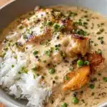 Creamy Smothered Chicken And Rice Recipe