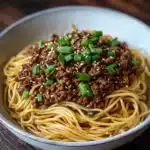 Mongolian Ground Beef Noodles Recipe
