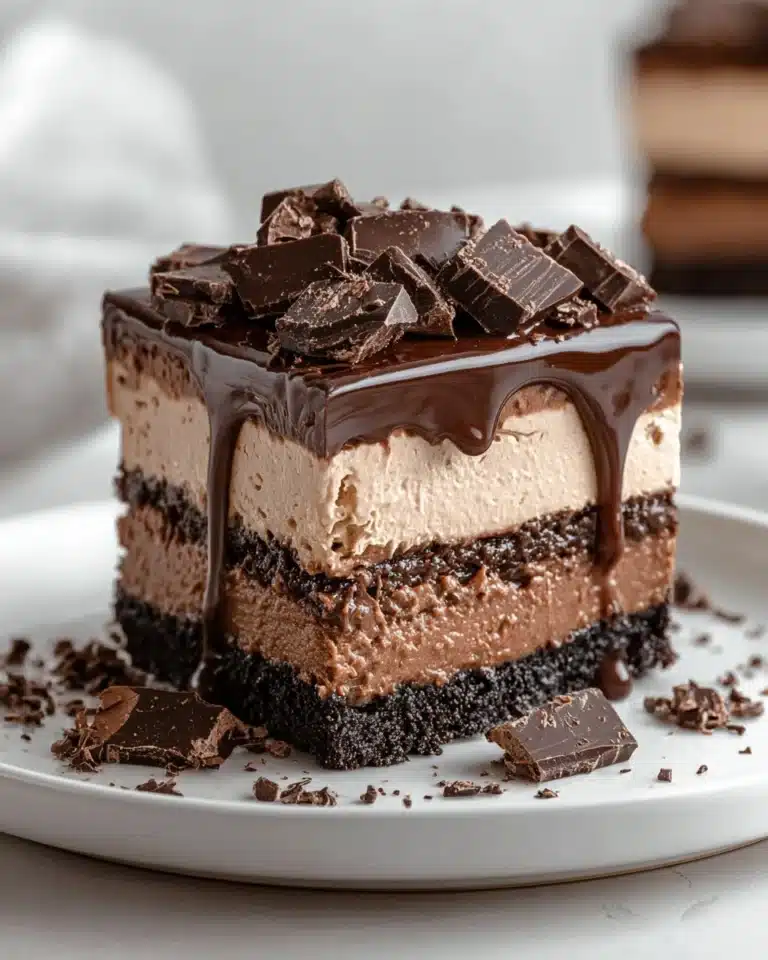 Chocolate MM Cookie Layered Dessert Recipe
