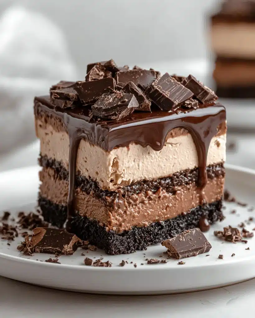 Chocolate MM Cookie Layered Dessert Recipe
