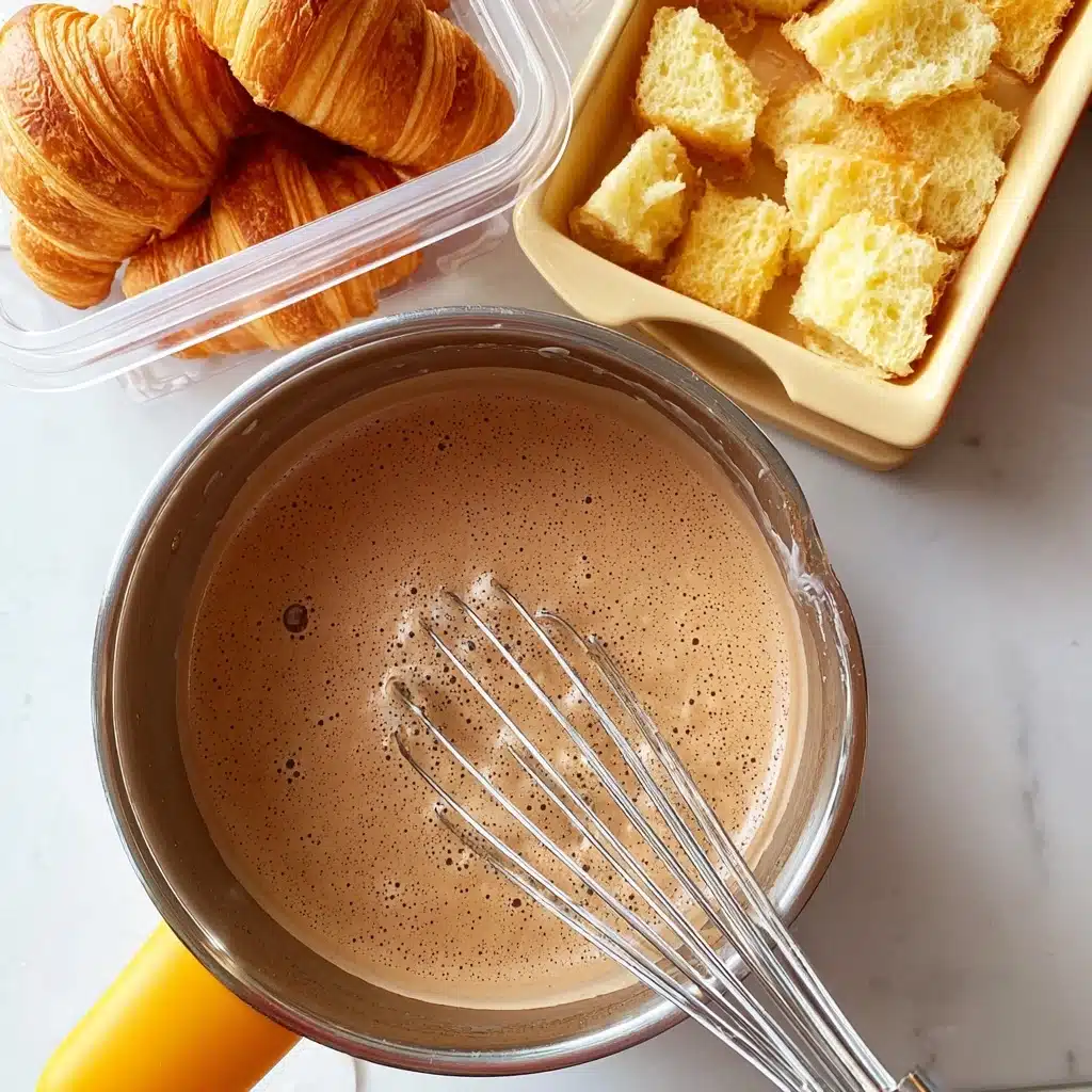 Chocolate Croissant Breakfast Bake that Everyone Loves! Recipe - Recipe Image