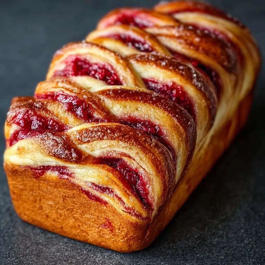 Raspberry Swirl Brioche Loaf Recipe 5 Raspberry Swirl Brioche Loaf Recipe - Recipe Image