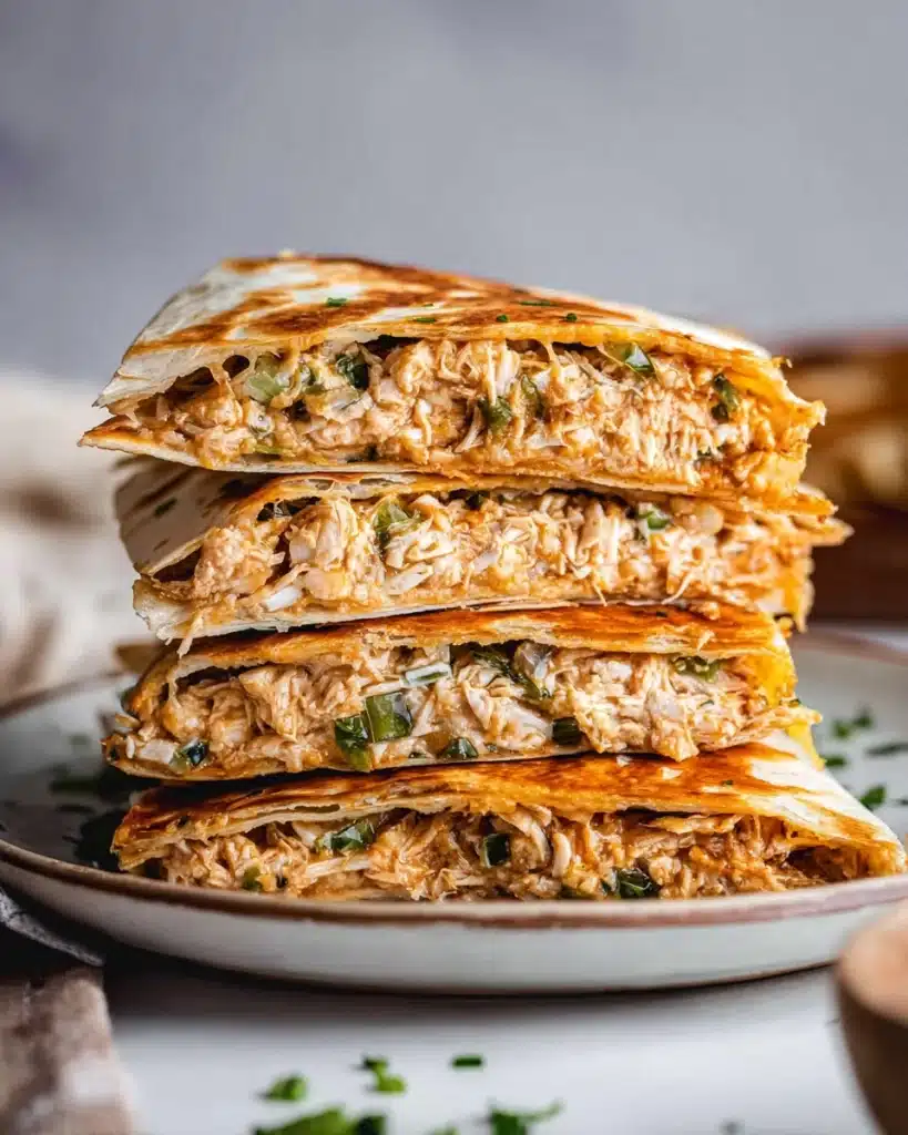 Shredded Chicken Quesadillas Recipe