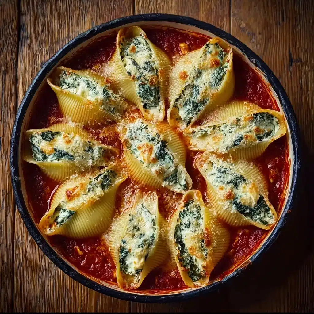 Spinach and Ricotta Stuffed Shells Recipe - Recipe Image