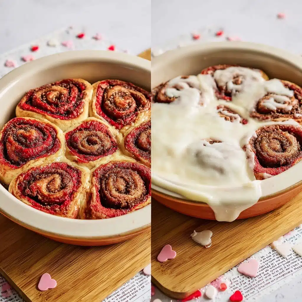 Red Velvet Cinnamon Rolls Recipe 5 Red Velvet Cinnamon Rolls Recipe - Recipe Image