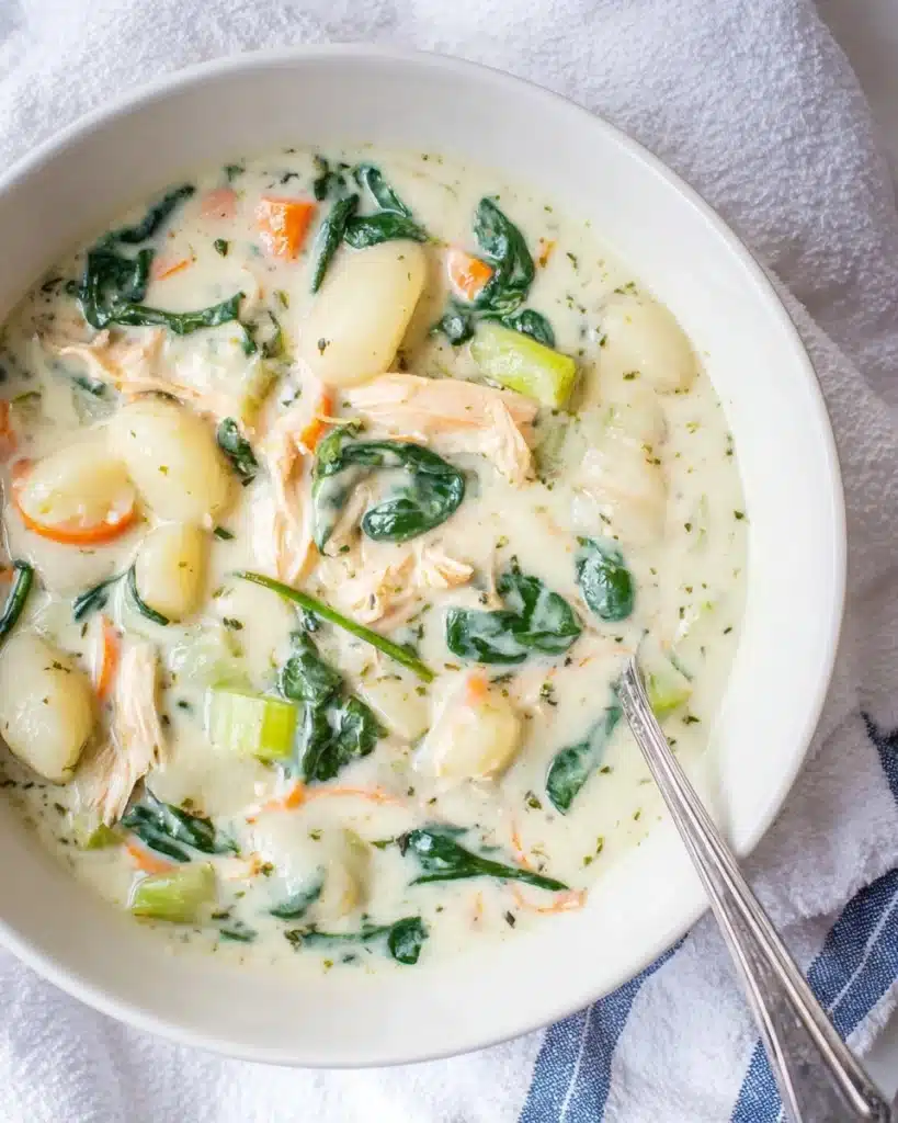Chicken Gnocchi Soup (Olive Garden Copycat) Recipe