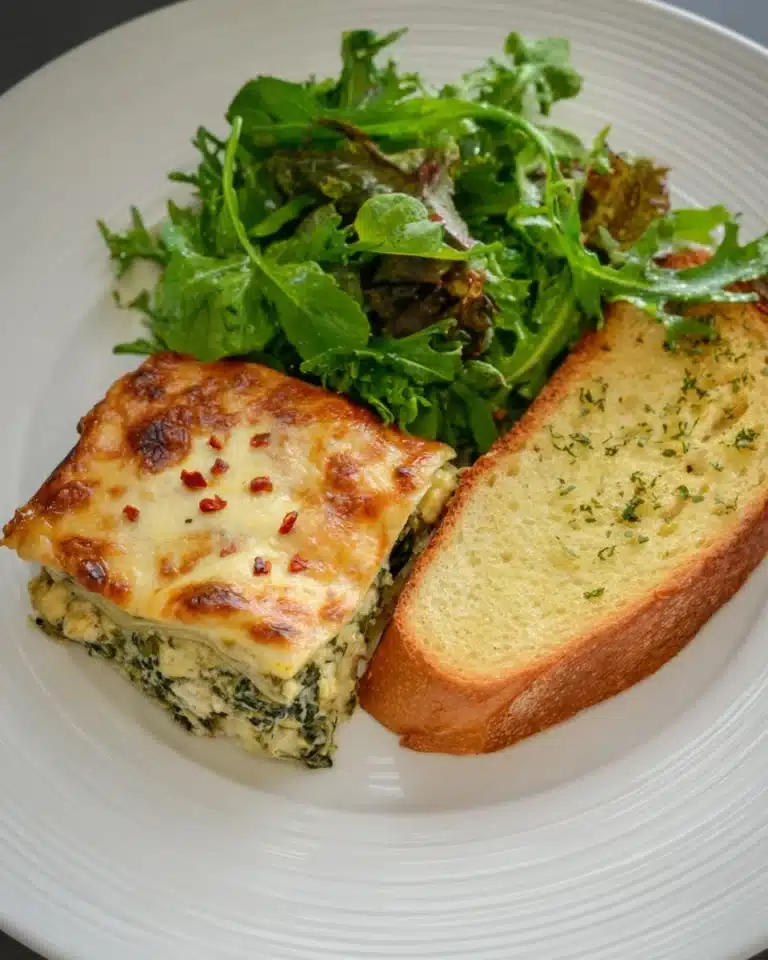 Loaded Veggie White Lasagna Recipe