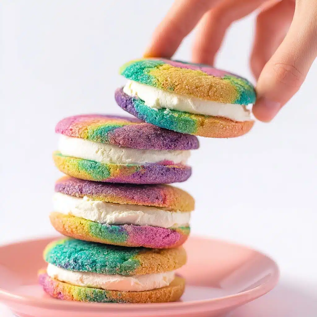 Pastel Sugar Cookie Sandwiches Recipe 5 Pastel Sugar Cookie Sandwiches Recipe - Recipe Image