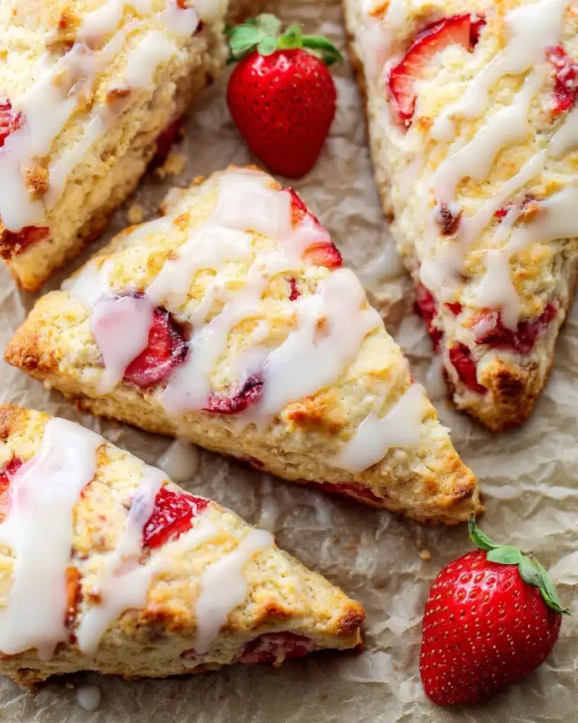 Strawberries and Cream Scones Recipe