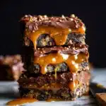 Mocha Caramel Crunch Chocolate Chip Cookie Bars Recipe