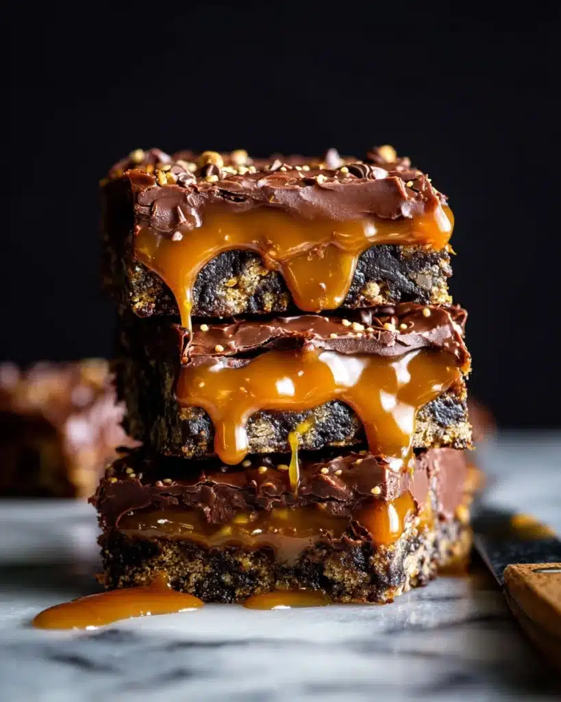 Mocha Caramel Crunch Chocolate Chip Cookie Bars Recipe
