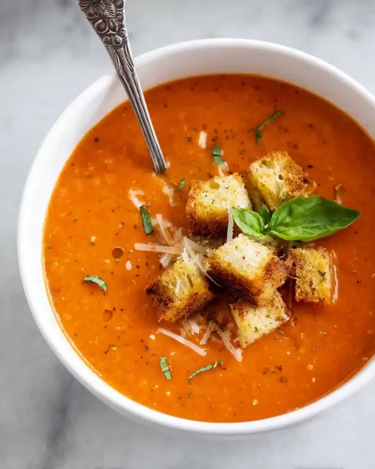 Creamy Tomato Basil Soup Recipe