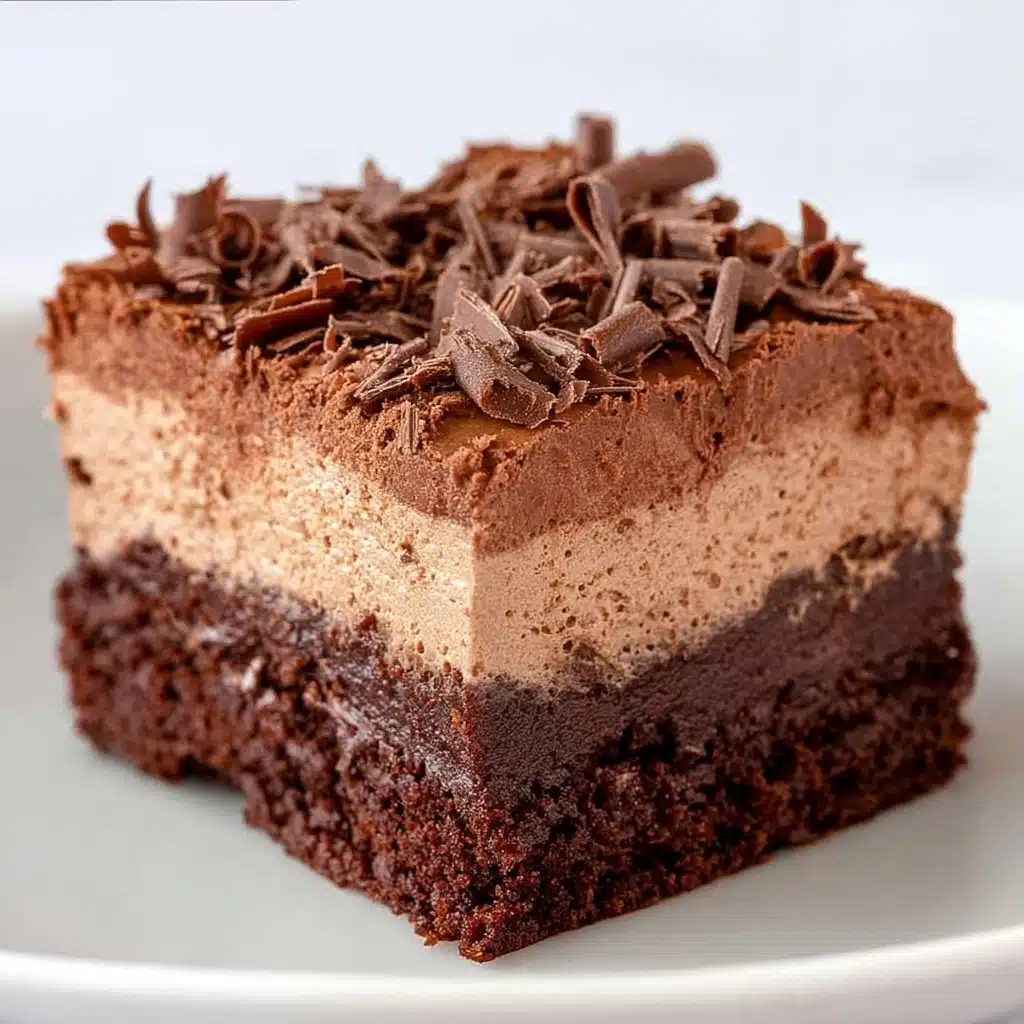 Chocolate Mousse Brownies Recipe 5 Chocolate Mousse Brownies Recipe - Recipe Image