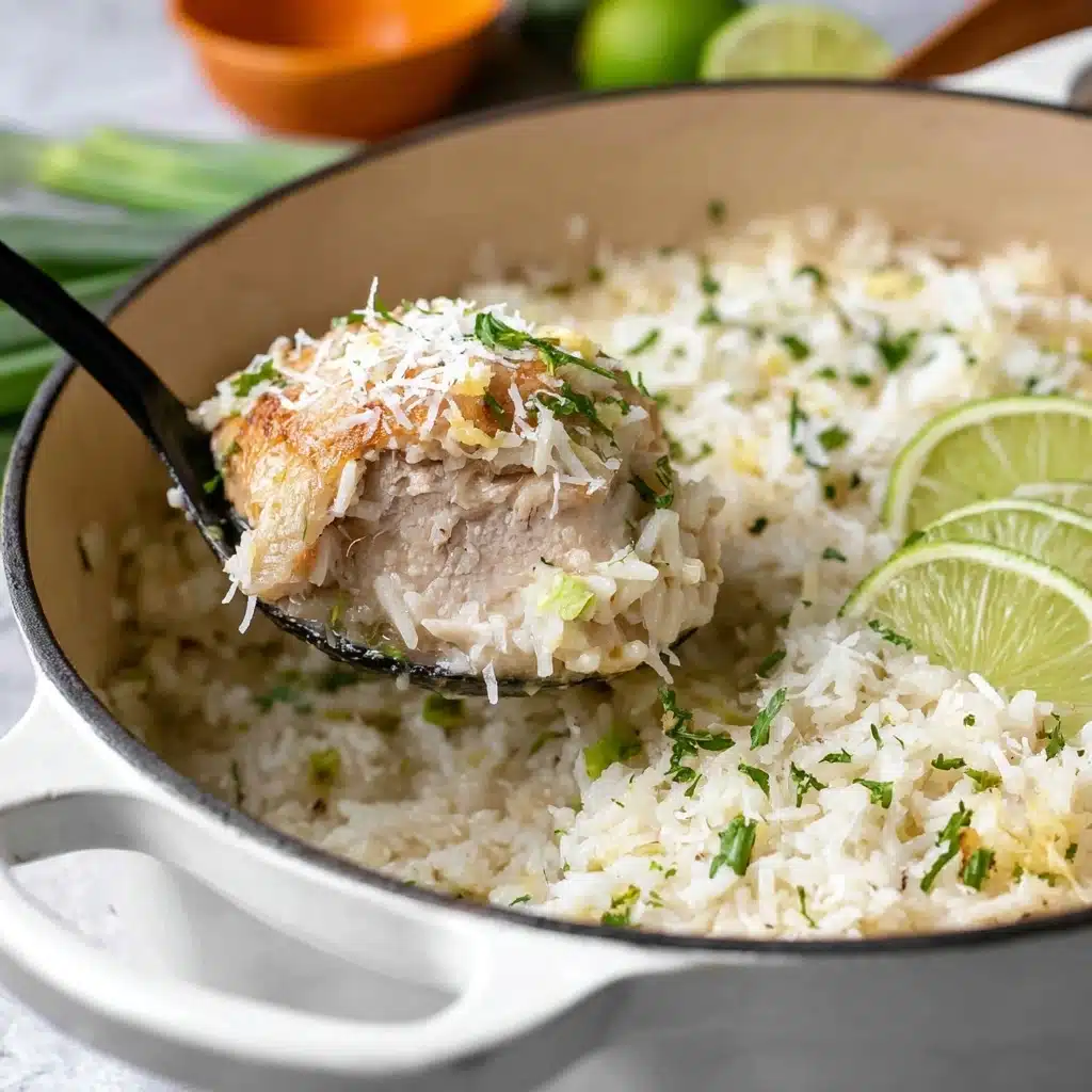 One Pot Coconut Chicken and Rice Recipe 5 One Pot Coconut Chicken and Rice Recipe - Recipe Image