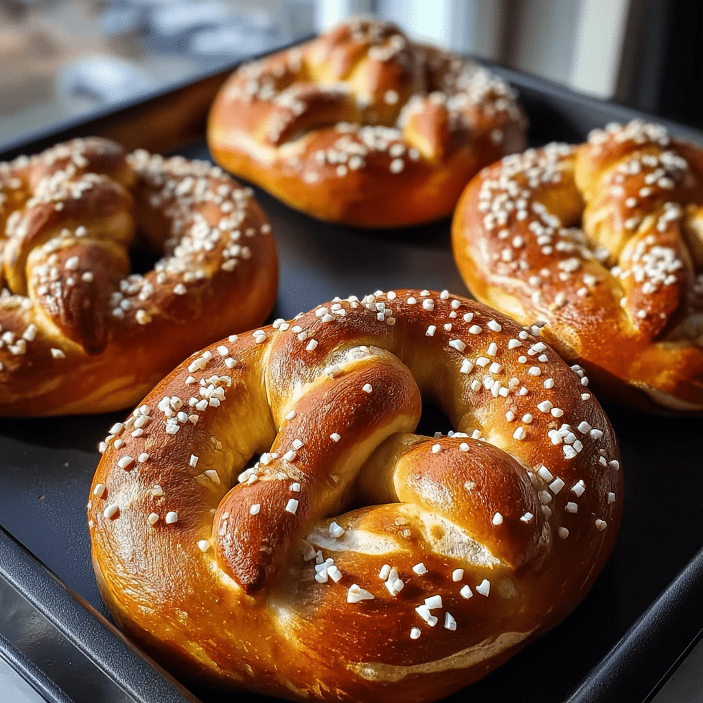Easy Homemade Soft Pretzels Recipe - Recipe Image