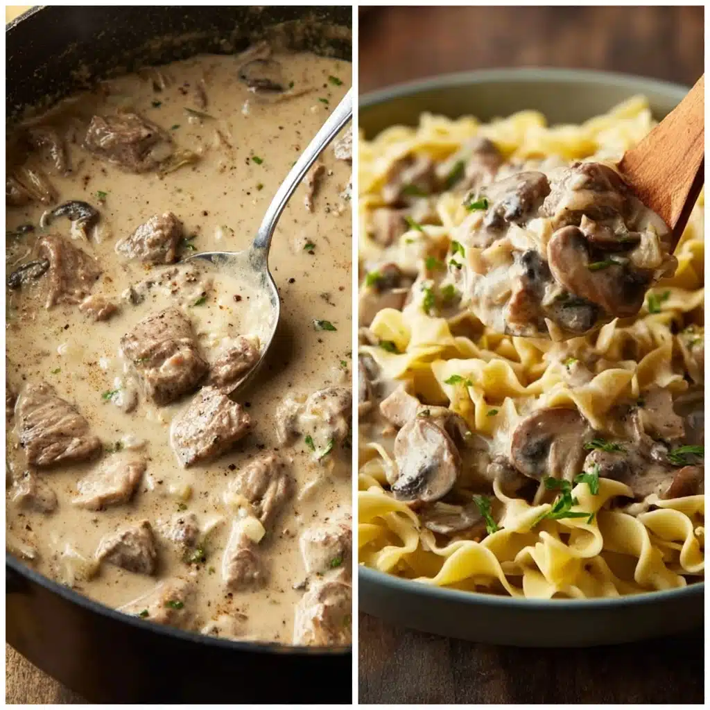 Slow Cooker Beef Stroganoff Recipe - Recipe Image