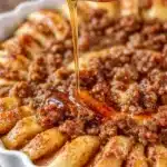 Overnight Sausage Pancake Breakfast Casserole Recipe