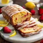 Lemon Strawberry Pound Cake Recipe