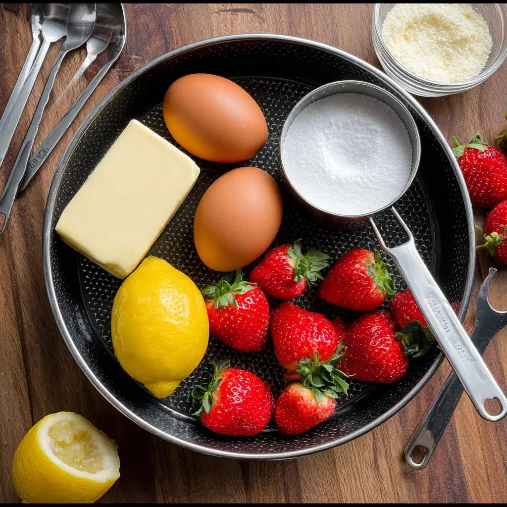 Lemon Strawberry Pound Cake Recipe 4 Lemon Strawberry Pound Cake Recipe - Recipe Image
