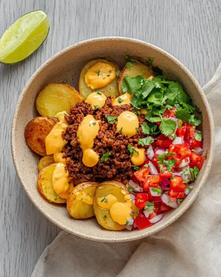 Loaded Fiesta Potato Bowls Recipe