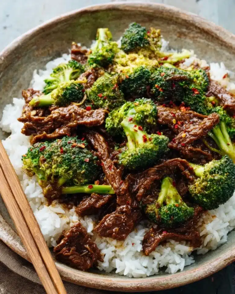 Chinese Beef and Broccoli (牛肉炒西兰花) Recipe