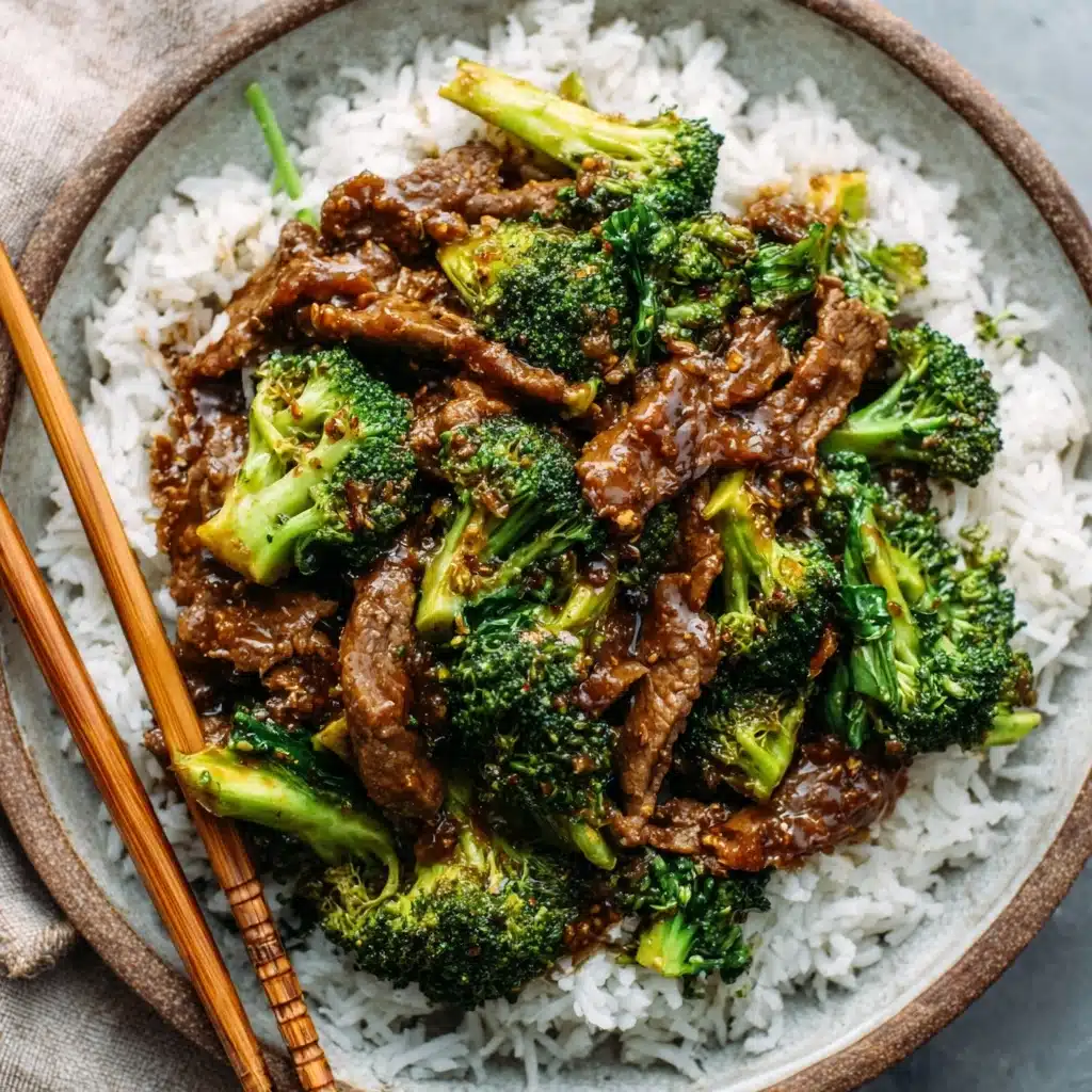Chinese Beef and Broccoli (牛肉炒西兰花) Recipe - Recipe Image