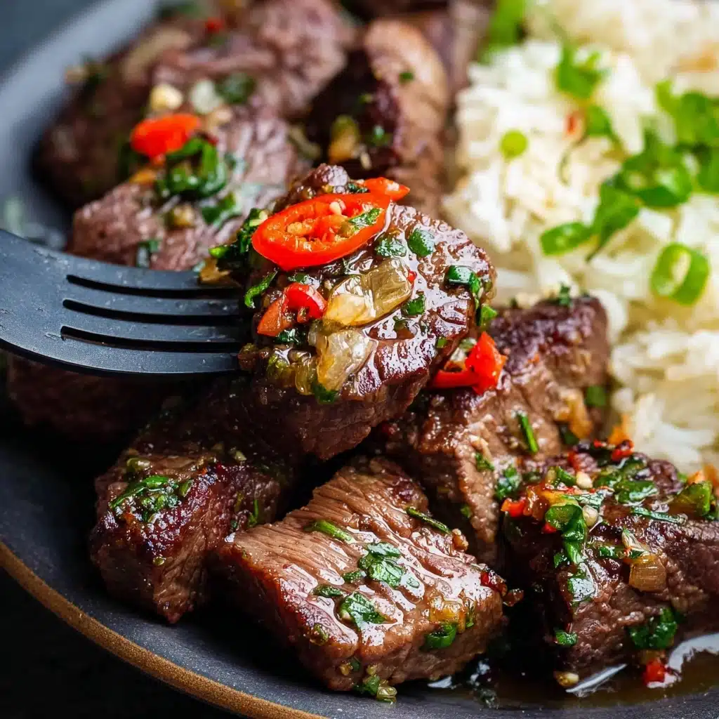 Garlic Butter Steak Bites Recipe 5 Garlic Butter Steak Bites Recipe - Recipe Image