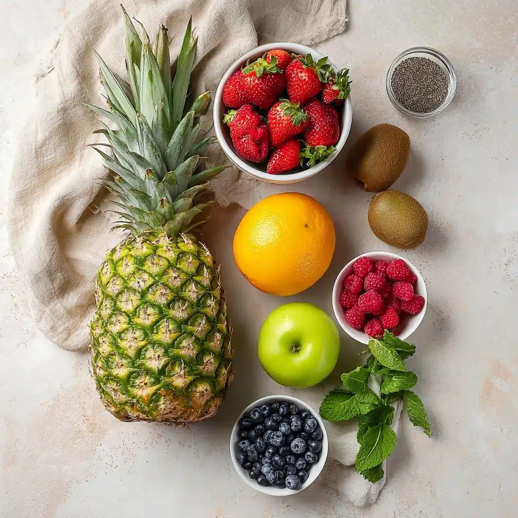 Fresh Fruit Salad Recipe (With Mint and Lime) Recipe 4 Fresh Fruit Salad Recipe (With Mint and Lime) Recipe - Recipe Image