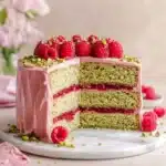 Raspberry Pistachio Cake Recipe