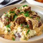 Creamy Garlic Butter Steak Bites Recipe