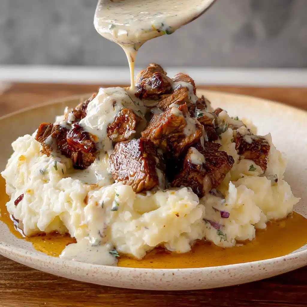 Creamy Garlic Butter Steak Bites Recipe 5 Creamy Garlic Butter Steak Bites Recipe - Recipe Image