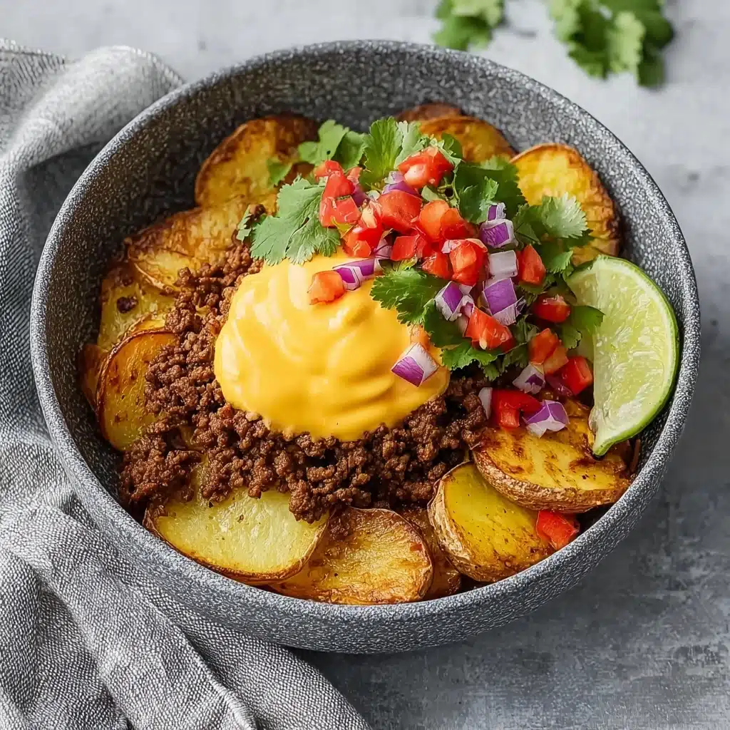 Loaded Fiesta Potato Bowls Recipe 5 Loaded Fiesta Potato Bowls Recipe - Recipe Image