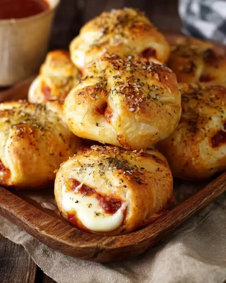 Pepperoni Cheese Pizza Bombs Recipe