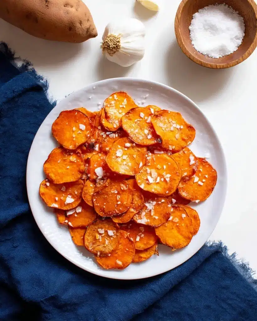Parmesan Sweet Potato Chips Recipe