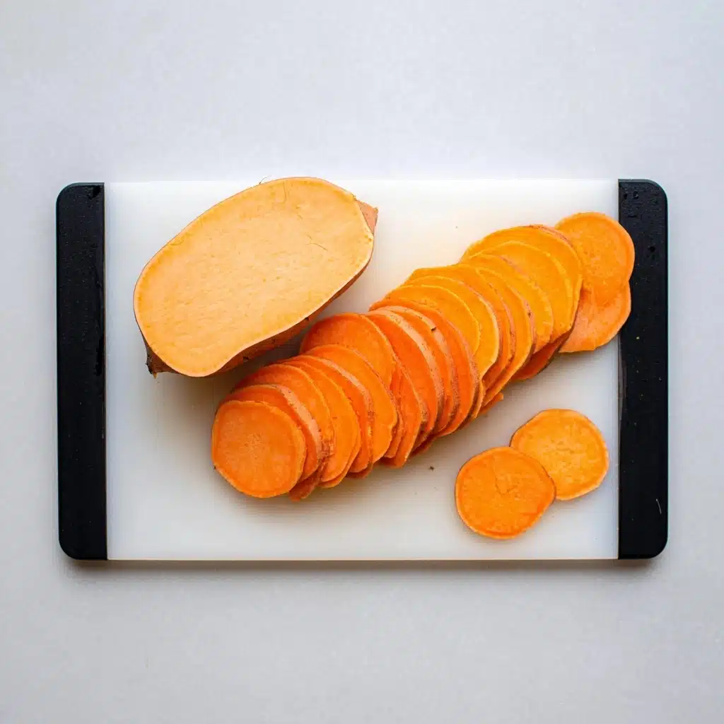 Parmesan Sweet Potato Chips Recipe 4 Parmesan Sweet Potato Chips Recipe - Recipe Image