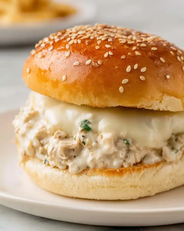 Chicken Alfredo Sloppy Joes Recipe
