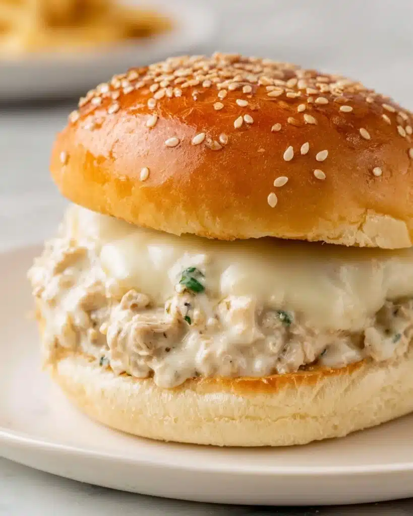 Chicken Alfredo Sloppy Joes Recipe