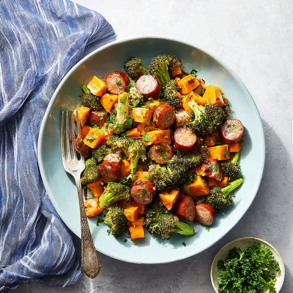 Easy Sheet Pan Sausage and Sweet Potatoes Dinner 5 s
Servings4 servings
Calories422kcal Recipe - Recipe Image