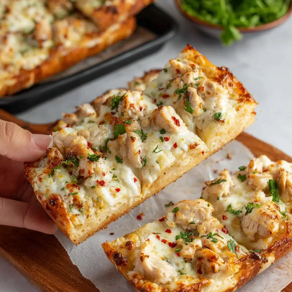 The Viral Chicken Alfredo Garlic Bread I'm Obsessed With Recipe 5 The Viral Chicken Alfredo Garlic Bread I'm Obsessed With Recipe - Recipe Image