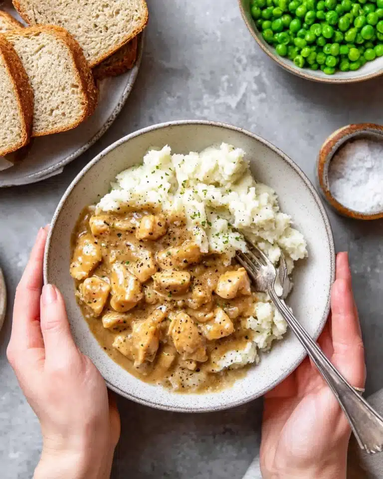 Chicken and Gravy (over mashed potatoes) Recipe