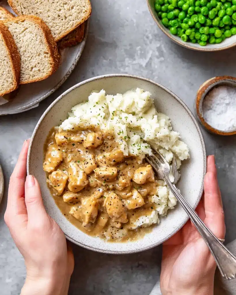 Chicken and Gravy (over mashed potatoes) Recipe