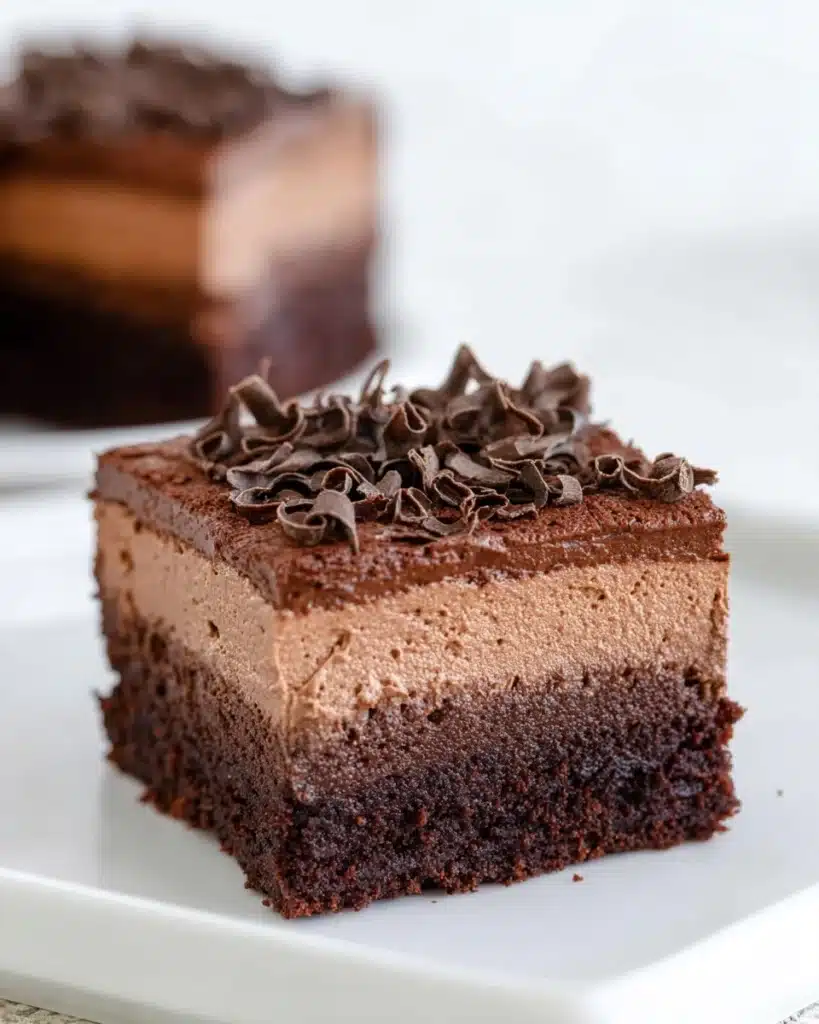 Chocolate Mousse Brownies Recipe