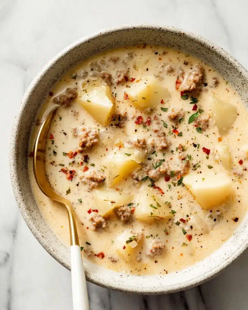 Creamy Italian Sausage Soup Recipe