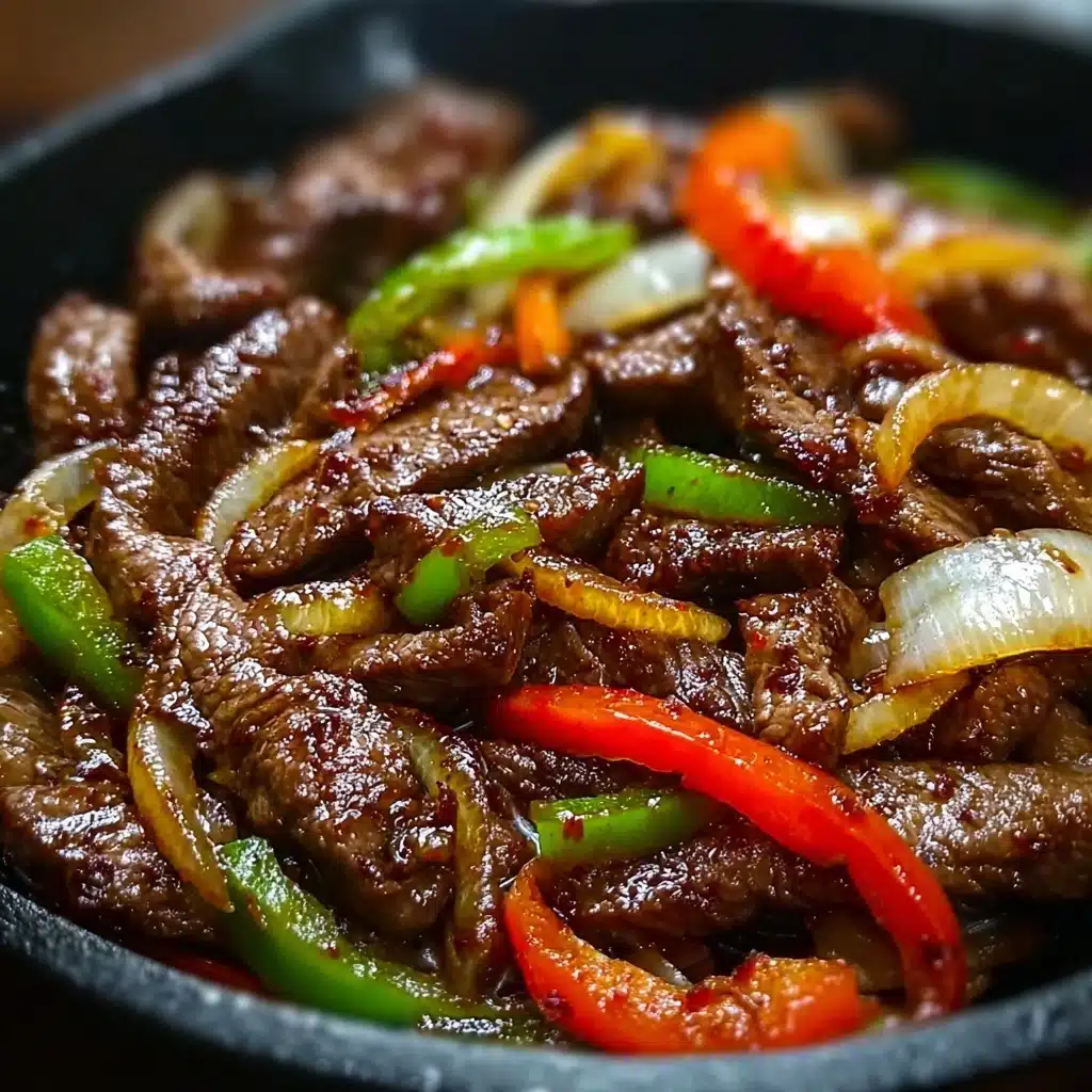 Sizzling Chinese Pepper Steak with Onions Recipe 4 Sizzling Chinese Pepper Steak with Onions Recipe - Recipe Image