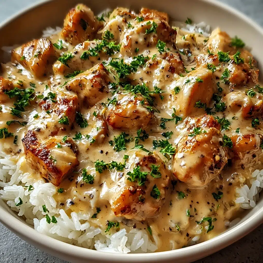 Creamy Smothered Chicken And Rice Recipe 4 Creamy Smothered Chicken And Rice Recipe - Recipe Image