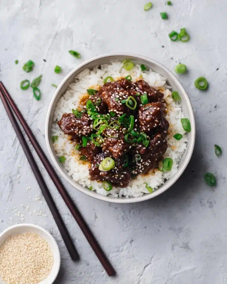 Crockpot Mongolian Beef Recipe