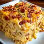 Spicy Southern Cheesy Chicken Spaghetti Casserole Recipe