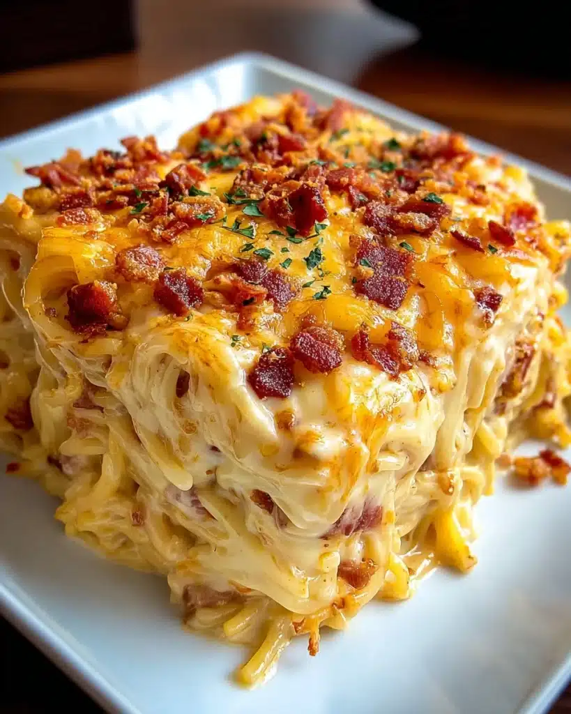Spicy Southern Cheesy Chicken Spaghetti Casserole Recipe