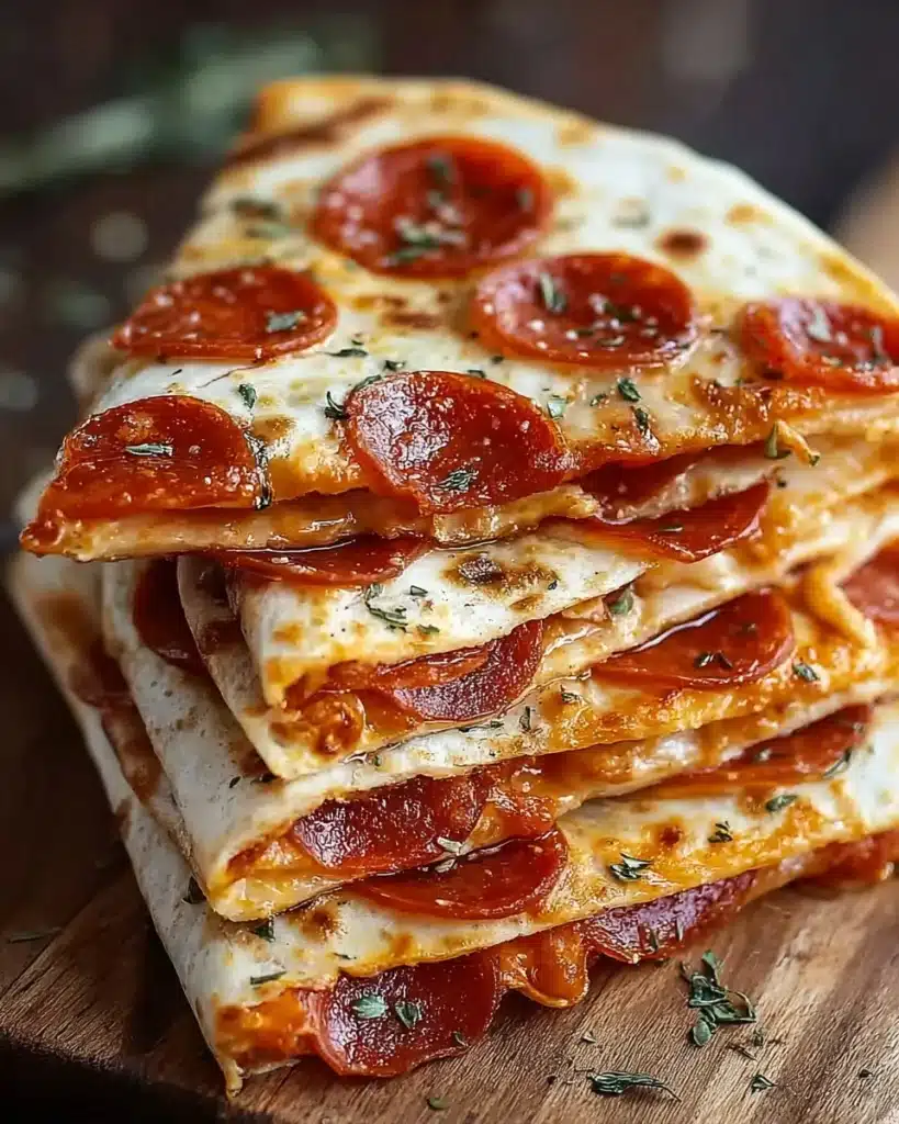 Pepperoni Pizzadillas: Quick and Delicious Recipe at Home Recipe