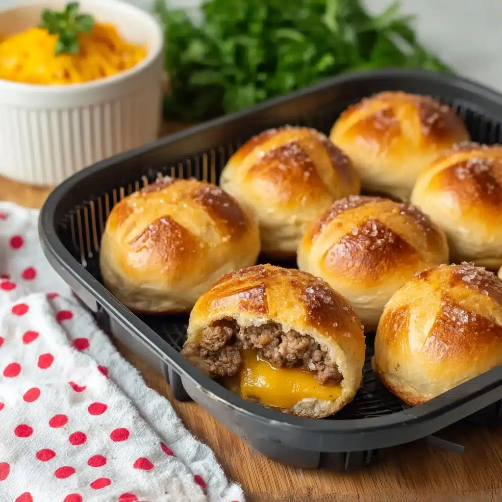 Garlic Parmesan Cheeseburger Bombs Recipe 5 Garlic Parmesan Cheeseburger Bombs Recipe - Recipe Image
